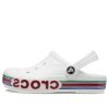 Crocs (GS) バヤバンド レインボー グリッター クロッグ “ホワイトレッド” 209731-100