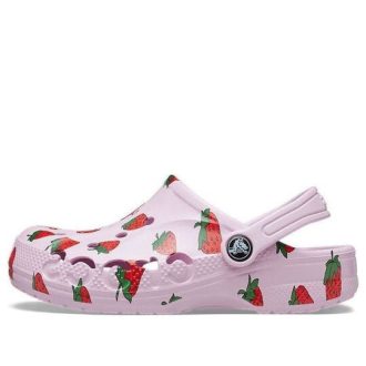 Crocs (GS) Baya シーズナル プリント クロッグ “ピンクレッド” 207657-6GD Crocs (GS) Baya シーズナル プリント クロッグ “ピンクレッド” 207657-6GD
