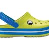 Crocs (GS) Crocband ラウンドトゥ クロッグ “イエローブルー” 204537-73E