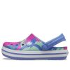 Crocs (GS) Crocband グラフィック クロッグ “ブルー ピンク グリーン” 206607-434