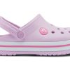 Crocs (GS) Crocband Clog “ピンクホワイト” 207006-6GD