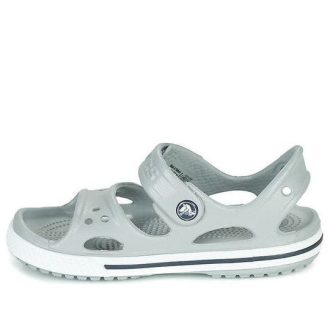 Crocs (GS) Crocband II サンダル “ライトグレー” 14854-01U