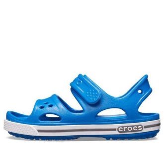 Crocs (GS) Crocband II サンダル “ブルーホワイト” 14854-4JN