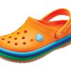 Crocs (GS) Crocband Rainbow Band クロッグ “オレンジブルー” 205205 -80O