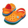 Crocs (GS) Crocband Rainbow Band クロッグ “オレンジブルー” 205205 -80O