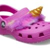 Crocs (GS) クラシック I AM ユニコーン クロッグ “フクシアゴールド” 209081-6UB