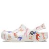 Crocs (GS) クラシック キャラクター プリント クロッグ K “ホワイト レッド ブルー” 209695-9CD
