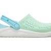 Crocs (GS) LiteRide クロッグ「ネオミントホワイト」205964-3TM