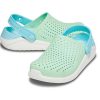 Crocs (GS) LiteRide クロッグ「ネオミントホワイト」205964-3TM