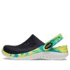 Crocs (GS) LiteRide 360  マーブルクロッグ “ブラックグリーンアクア” 207668-0C4