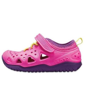Crocs (GS) Swiftwater スニーカー “ピンクパープル” 204989-6L0 Crocs (GS) Swiftwater スニーカー “ピンクパープル” 204989-6L0