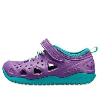 Crocs (GS) Swiftwater Play シューズ “パープルターコイズ” 204989-57H Crocs (GS) Swiftwater Play シューズ “パープルターコイズ” 204989-57H
