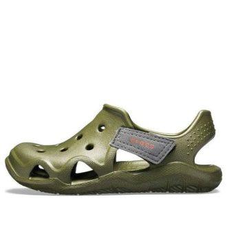 Crocs (GS) Swiftwater Wave シューズ “オリーブグリーン” 204021-309 Crocs (GS) Swiftwater Wave シューズ “オリーブグリーン” 204021-309