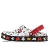 Crocs (GS) x ミッキー オフコート クロッグ “ホワイト ブラック レッド” 208850-100