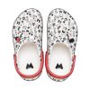 Crocs (GS) クラシック x ミッキーマウス クロッグ “ホワイト レッド ブラック” 208866-100