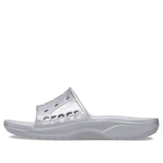 Crocs II メタリックスライド “シルバー” 209210-1FT