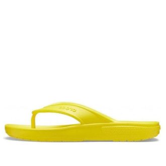 Crocs Kadee サマー フリップフロップ ユニセックス イエロー 206119-7C1