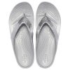 Crocs Kadee II ミニマル コージー スポーツ スリッパ ユニセックス シルバー 207314-040