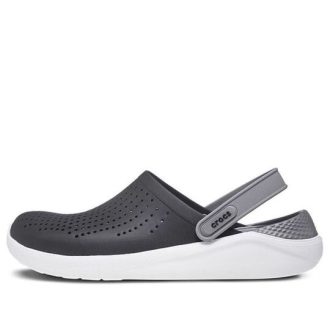 Crocs LiteRide シューズ サンダル ブラック スモークグレー ユニセックス 204592-05M Crocs LiteRide シューズ サンダル ブラック スモークグレー ユニセックス 204592-05M