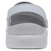Crocs LiteRide フラッシュシューズ スモークグレー ホワイト サンダル 204592-06J