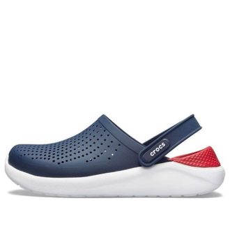 Crocs LiteRide シューズ ビーチサンダル ユニセックス ブルー レッド 204592-4CC Crocs LiteRide シューズ ビーチサンダル ユニセックス ブルー レッド 204592-4CC