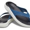Crocs LiteRide アウトドア ビーチサンダル ブラック ブルー 205182-4SB