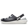 Crocs LiteRide ロゴ クロッグ “ブラックホワイト” 205554-066