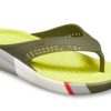 Crocs LiteRide カラーブロック フリップ フリップフロップ イエロー 205625-37P