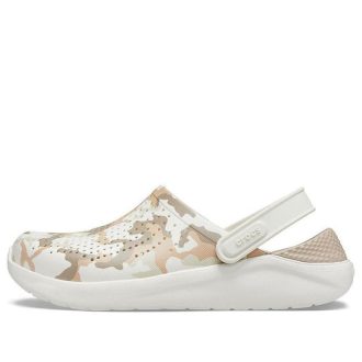 Crocs LiteRide シューズ カモフラージュプリント サンダル ベージュ 206491-1CN Crocs LiteRide シューズ カモフラージュプリント サンダル ベージュ 206491-1CN