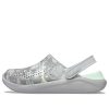 Crocs LiteRide プリントサンダル グレーグリーン 206491-3TO