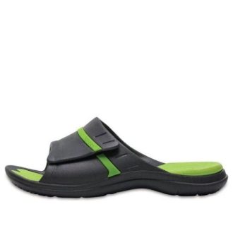Crocs Modi カジュアルシューズ ユニセックス ブラック グリーン 204144-0A1