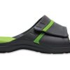 Crocs Modi カジュアルシューズ ユニセックス ブラック グリーン 204144-0A1