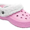 Crocs Mommoth Evo Clog 軽量 耐摩耗性 保温性 スポーツスリッパ ピンク 12878-6U5