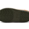 Crocs (PS) フラットカジュアル アーミーグリーンサンダル 14854-309