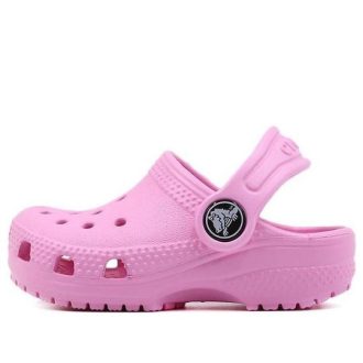 Crocs (PS) クラシック スモール クロックス アウトドア ビーチ スポーツ ピンク サンダル 204536-6I2