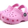 Crocs (PS) クラシック スモール クロックス アウトドア ビーチ スポーツ ピンク サンダル 204536-6I2
