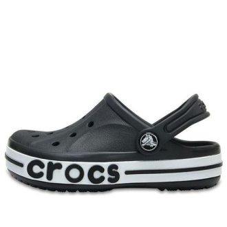 Crocs (PS) スモール クロックス アウトドア フラットヒール ビーチスポーツ ブラック ホワイト サンダル “ブラック ホワイト” 205100-001 Crocs (PS) スモール クロックス アウトドア フラットヒール ビーチスポーツ ブラック ホワイト サンダル “ブラック ホワイト” 205100-001