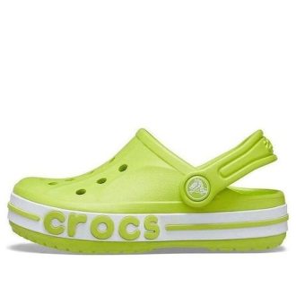Crocs (PS) アウトドア フラットヒール ビーチスポーツ グリーンサンダル 205100-3TX Crocs (PS) アウトドア フラットヒール ビーチスポーツ グリーンサンダル 205100-3TX