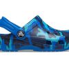 Crocs (PS) カモフラージュプリント ビーチブルー サンダル 205813-4JL