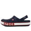 Crocs (PS) コルクバンド ボールドロゴ ミニマルカジュアル ブルーレッドサンダル “ブルーレッド” 206022-4CC