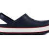 Crocs (PS) コルクバンド ボールドロゴ ミニマルカジュアル ブルーレッドサンダル “ブルーレッド” 206022-4CC