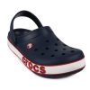 Crocs (PS) コルクバンド ボールドロゴ ミニマルカジュアル ブルーレッドサンダル “ブルーレッド” 206022-4CC