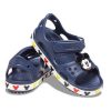 Crocs (PS) ファニーミッキー ベルクロ アウトドア オープントゥ フラットヒール スポーツ ディープブルー サンダル 206171-410