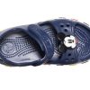 Crocs (PS) ファニーミッキー ベルクロ アウトドア オープントゥ フラットヒール スポーツ ディープブルー サンダル 206171-410