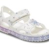 Crocs (PS) ファニーフローズンホワイトサンダル 206172-100