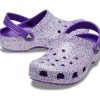 Crocs (PS) クラシック グリッター クロッグ “パープル” 206993-573