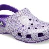 Crocs (PS) クラシック グリッター クロッグ “パープル” 206993-573