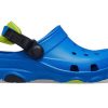 Crocs (PS) フラットヒール ブルー サンダル 207011-4JL
