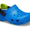 Crocs (PS) フラットヒール ブルー サンダル 207011-4JL