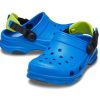 Crocs (PS) フラットヒール ブルー サンダル 207011-4JL